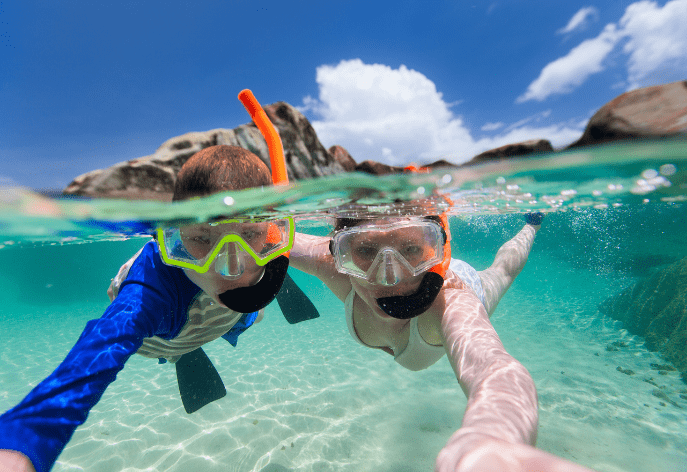 snorkeling in Baja Sur on the Sea of Cortez with DiversInnMX snorkeling in Baja Sur on the Sea of Cortez with DiversInnMX