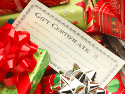 CHRISTMAS Gift Certificate